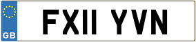 Truck License Plate